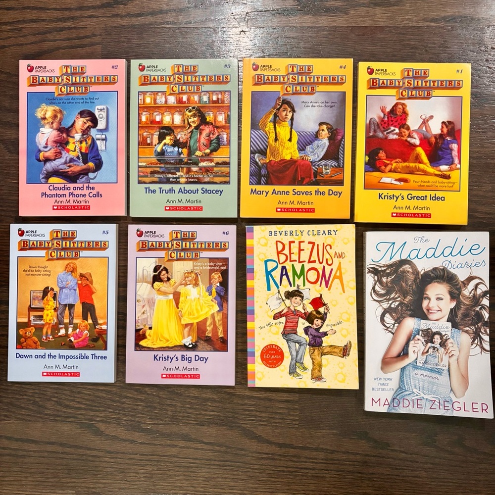 The Baby-Sitters Club, Beezus, and Maddie Lot of 8 Preteen Book Set - Picture 2 of 3